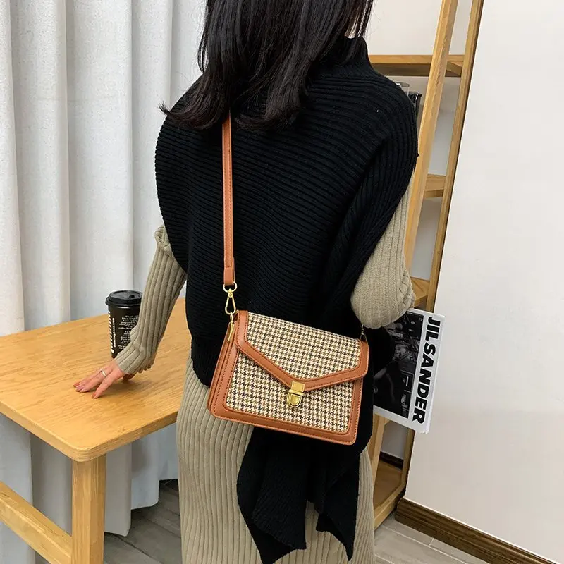 

2021 Solid Color PU Leather Crossbody Bags For Women Luxury Designer Messenger Shoulder Bag Female Travel Purses and Handbags