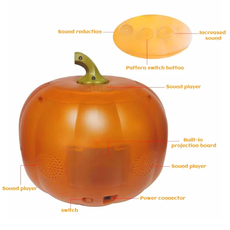 Goedkoop Pompoen Lantaarn Licht Led Animatie Dialoog Lantaarns Voor Halloween Indoor Outdoor Halloween Party Kerst Decoratie