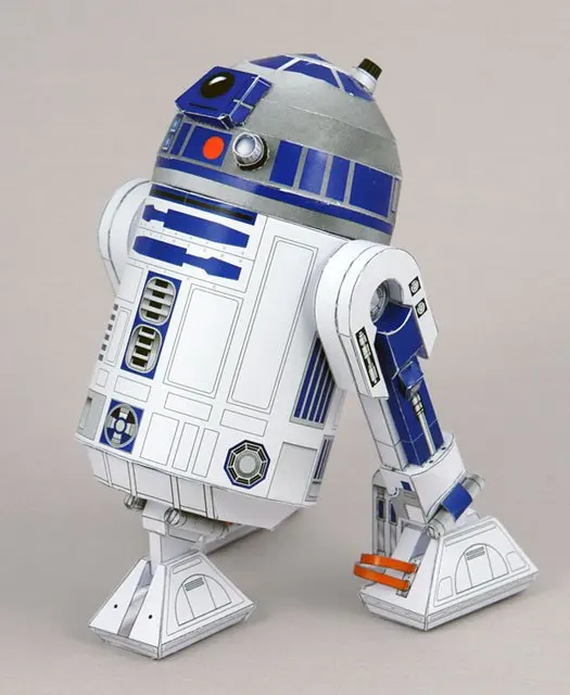 

3D Бумага модель Скайуокер робот R2-D2 кино, мастерски выполненные модели DIY Собранный игрушки ручной работы