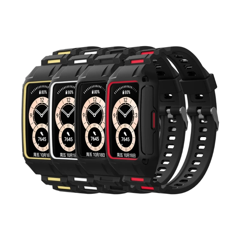 

Силиконовый ремешок для huawei Band 6, прочный модный браслет для смарт-часов