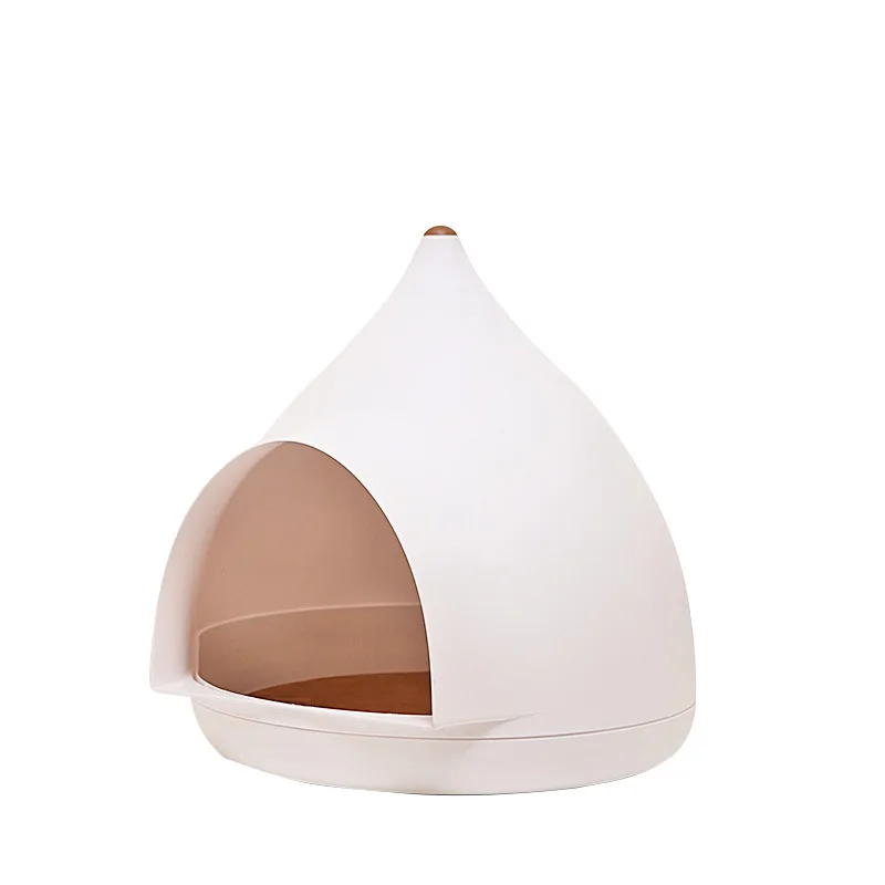 Зимнее гнездо для домашних животных полу-закрытый юртовый кошачий помет