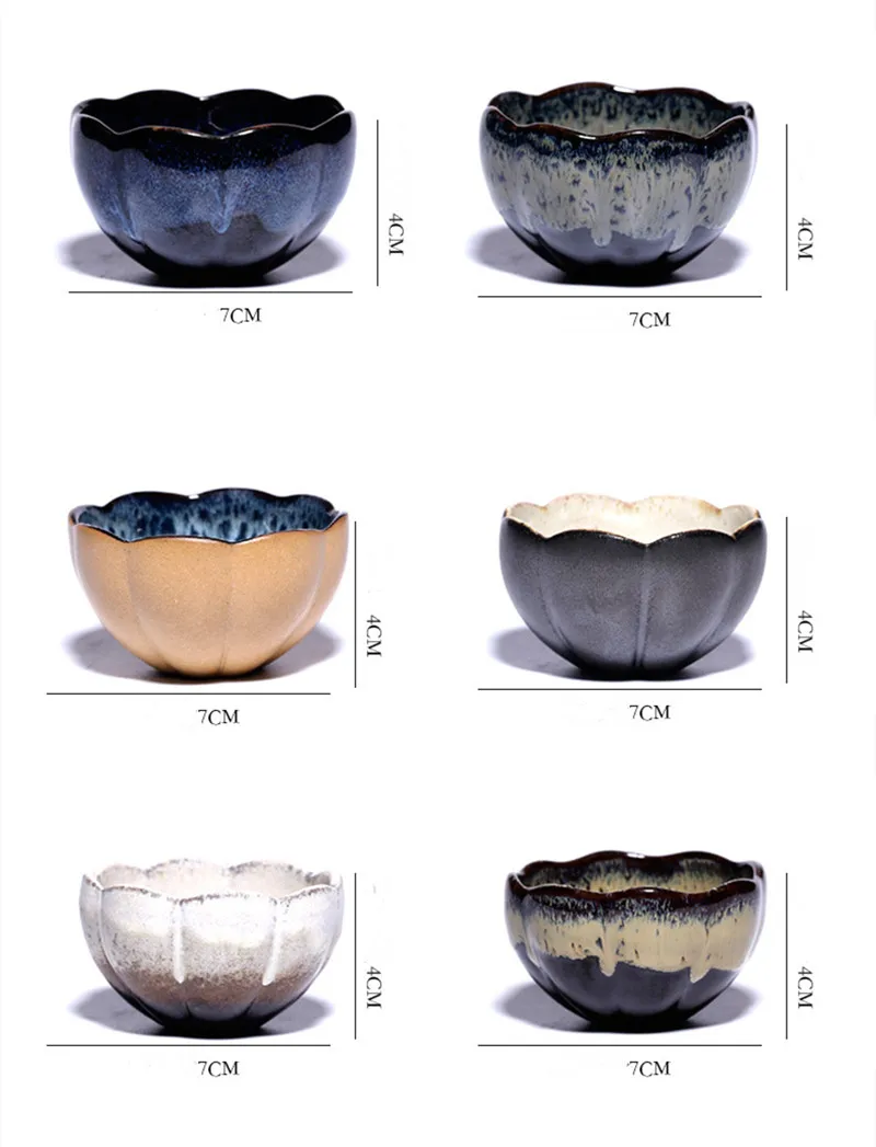 Японская грубая керамика Master чайная чашка Ретро чайный набор кунг-фу чаша