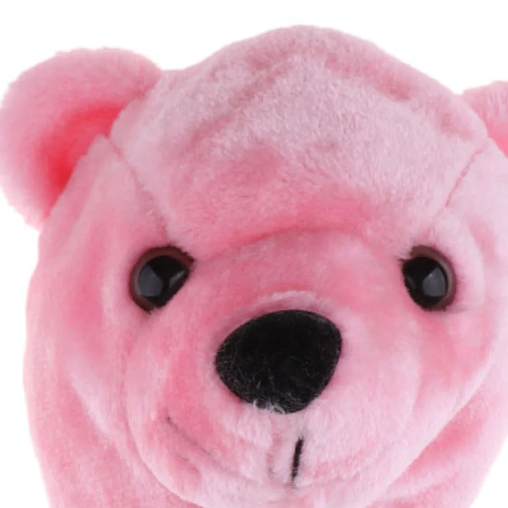 

Novelty Bear Golf Fairway Woods Headcover Large Plush No.3 5 Head Cover Animal Golf Hybird Head Protector Golf Accessories