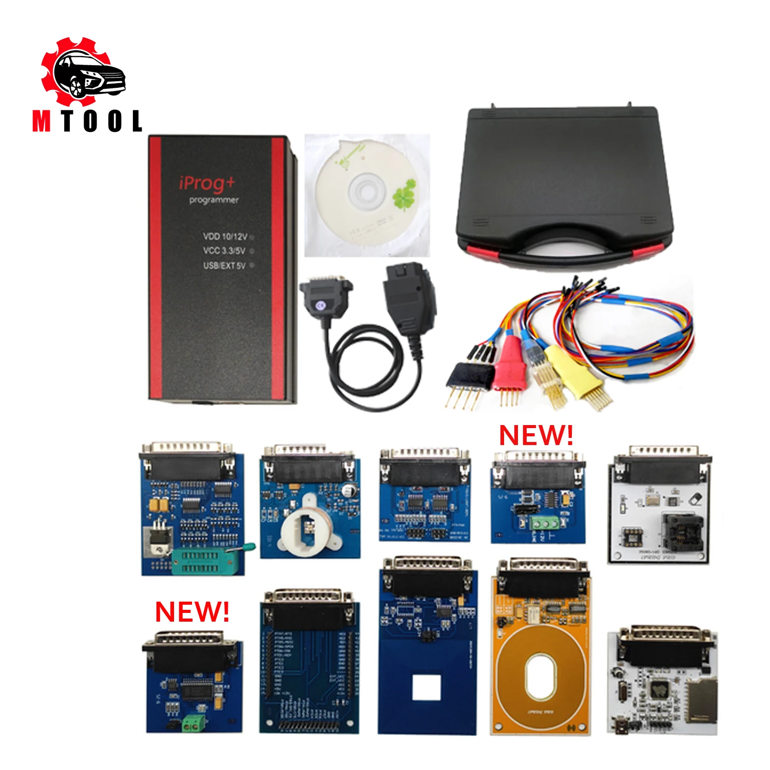 Новейший Iprog Pro V87 полный с адаптерами зонда поддержка IMMO + пробег подушка