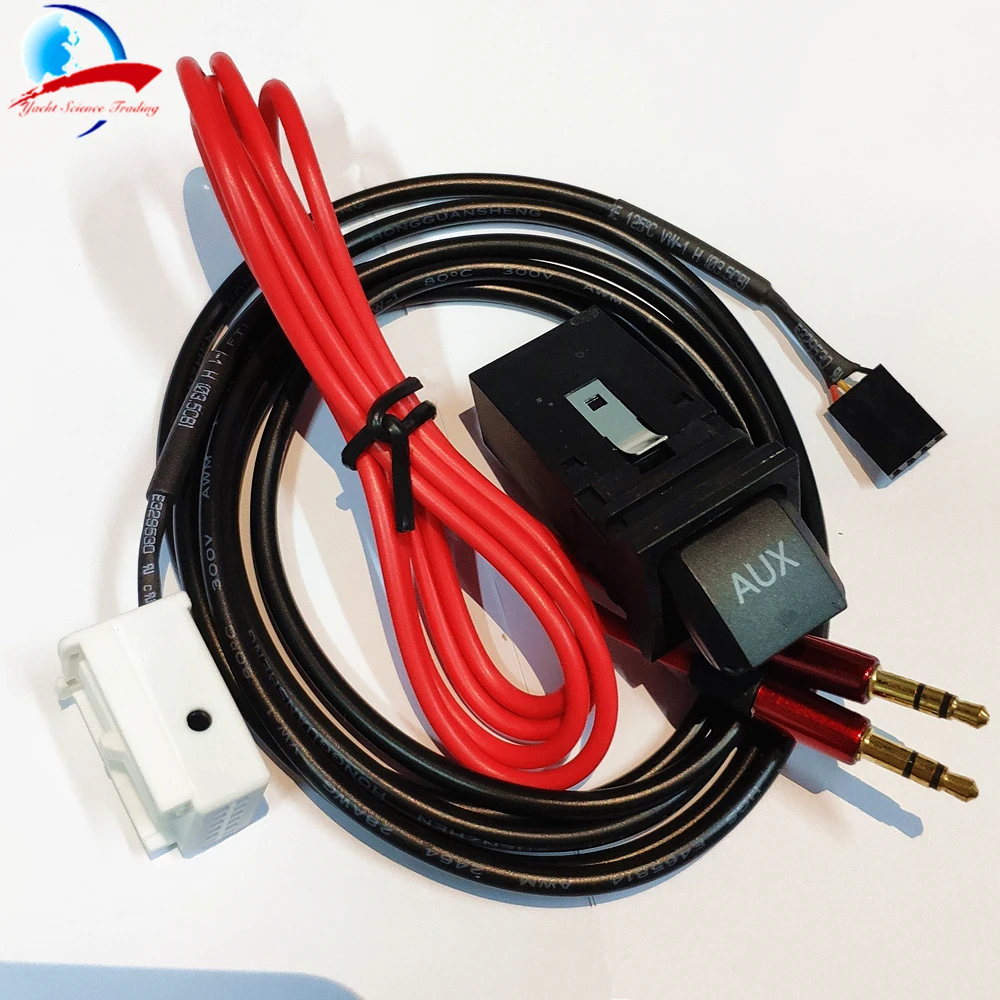 1 шт. кабель переключения AUX USB адаптер для RCD510 RNS510 RNS315 RCD310 RCD300 VW Golf/GTI/R MK5 MK6 Jetta 5KD035724 GW