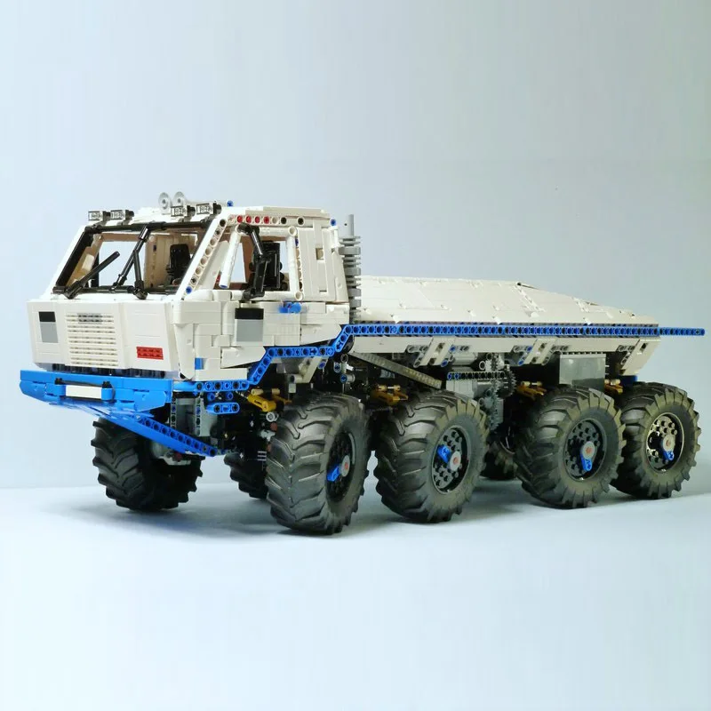 Новая модель инженерного автомобиля MOC Tatra T813 8x8 PROFA Игрушечный трактор самосвала