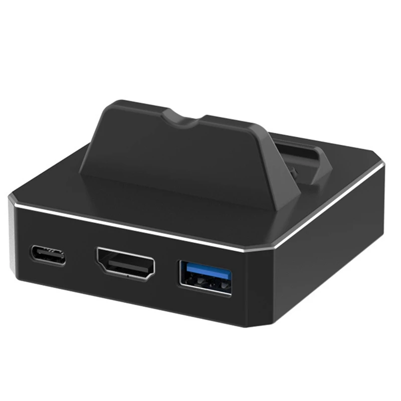 

NEW-For Nintendo Switch TV Charging Docking Portable Switch Holder Charging Station TYPE-C Play Stand Charging Base