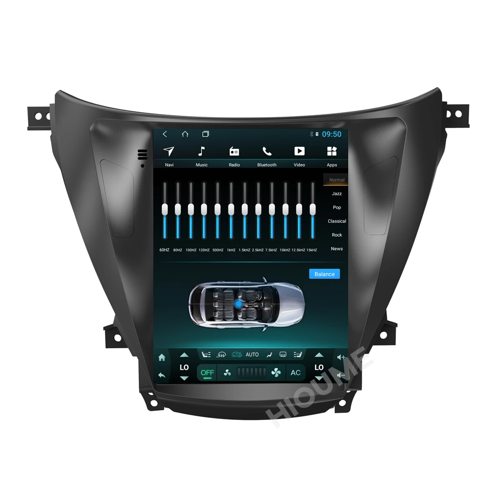 

9.7" Vertical Tesla Screen Android 10 Car GPS Navigation for Hyundai Elantra 2012 Multimedia Player Radio