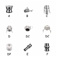 304 stainless steel camlock fitting a b c d e f dp dc water hose pipe ss304 quick connector release coupling plug end cap