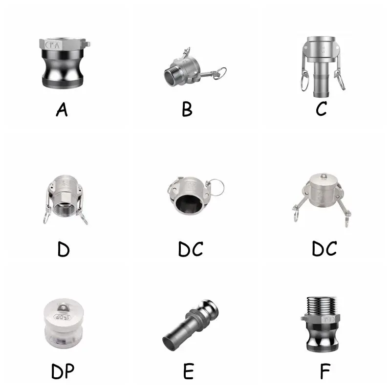 1'' Barb Female Hole 304 Stainless Steel Camlock Connector Type C Water Pipe Fitting Quick Release Coupling | Обустройство