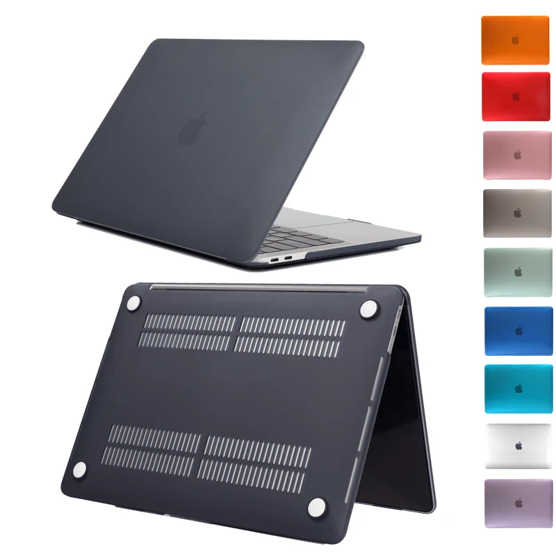 

Laptop Matte Case For Apple Macbook Mac book Air Pro Retina New Touch Bar 11 12 13 15 inch Hard Laptop Cover Case 13.3 Bag Shell