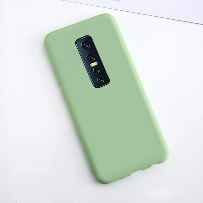 KOOSUK Оригинальный чехол для VIVO V17 Pro жидкий силиконовый шелковистый мягкий на