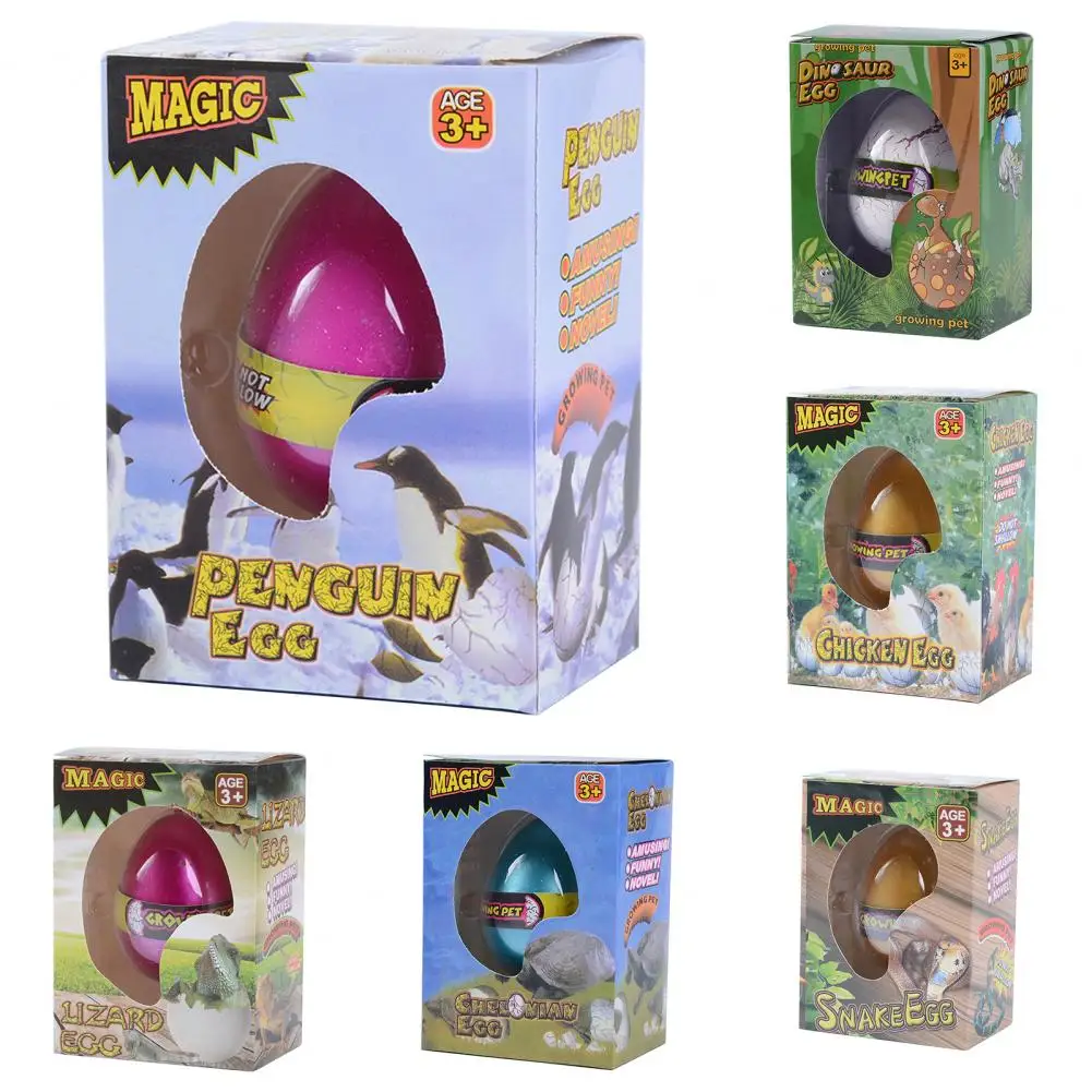 

Funny Water Expansion Hatching Dinosaur Animal Egg Educational Toys Kids Gift Learning Education