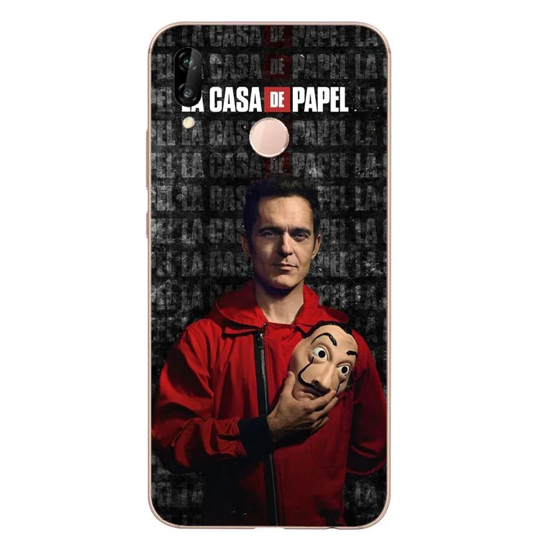 La casa de papel Tokio испанский ТВ прозрачный мягкий Силиконовый ТПУ чехол для телефона huawei P8L P20L P20LITE P30 mate 8 9 10 mate 20Por RS
