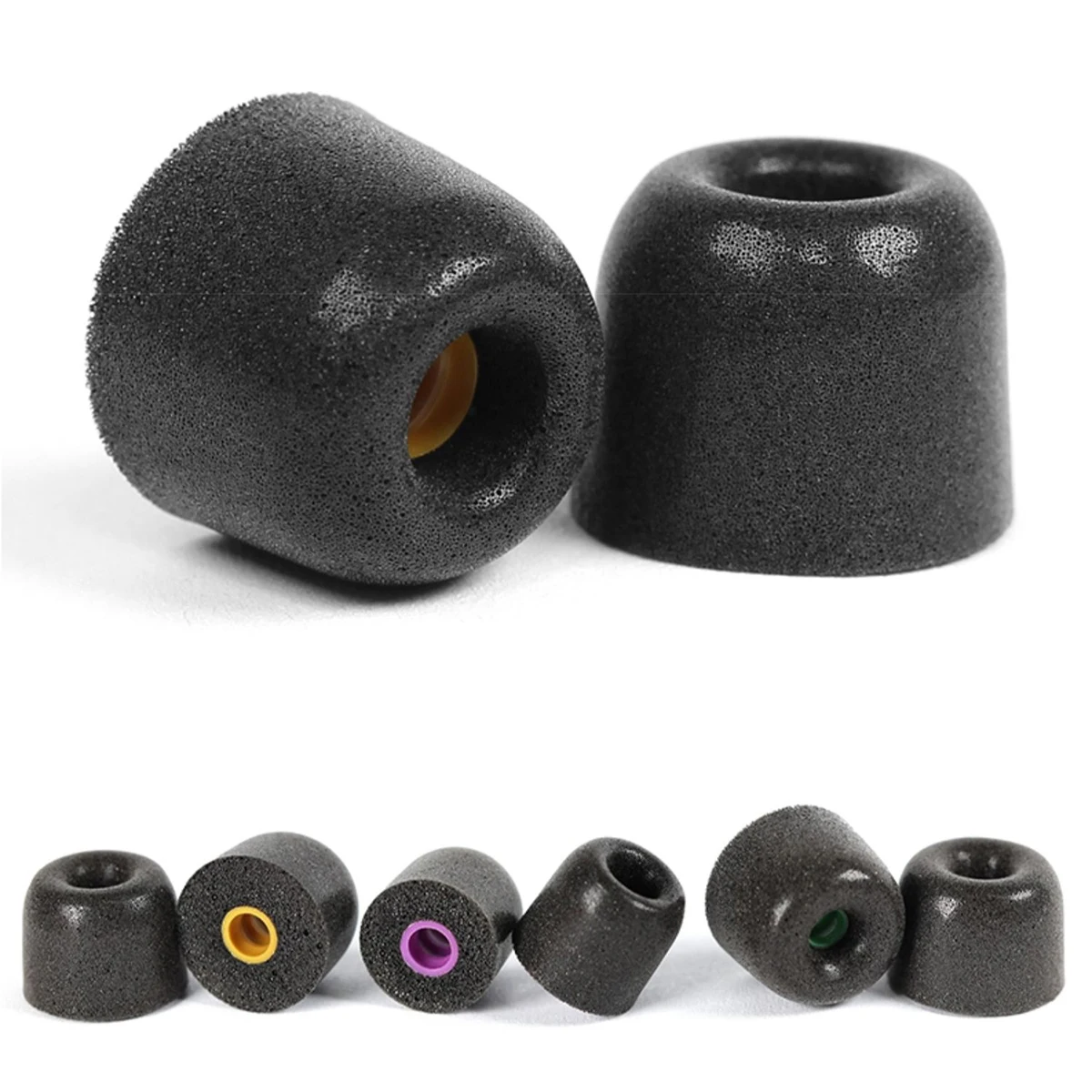 Спиральные амбушюры из пены с эффектом памяти для наушников Sennheiser IE40 Pro Beoplay H5 E8