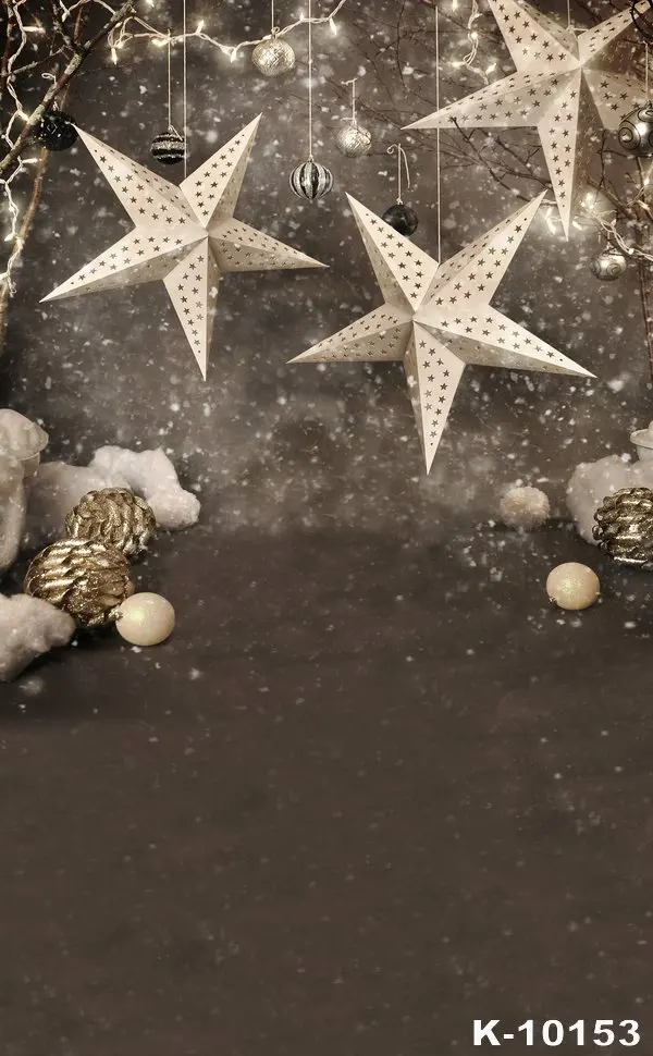 

7X5FT Vinyl Photography Background Christmas star Computer Printed Custom children Photography Backdrops for Photo Studio