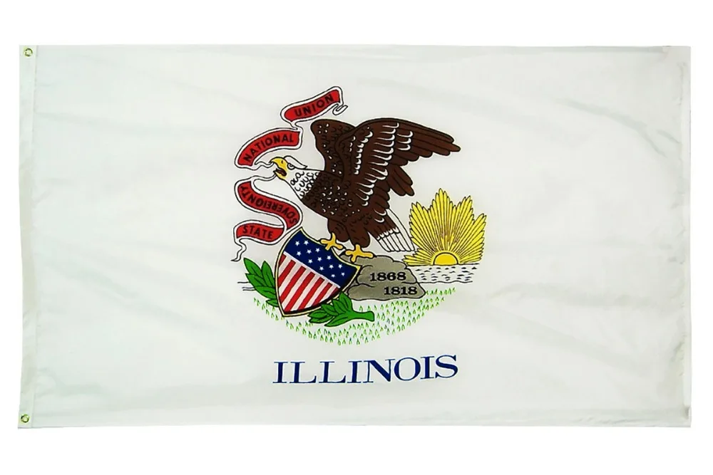 

Флаг США illinos 90x150 см