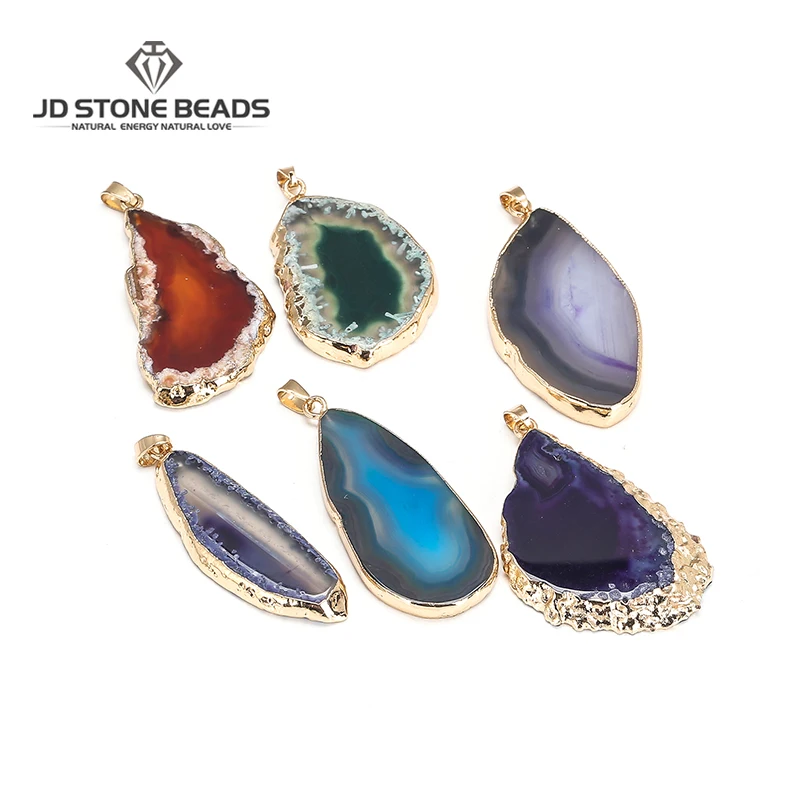 Нержавеющая сталь из драгоценного камня оникса Подвески Кулоны нержавеющей