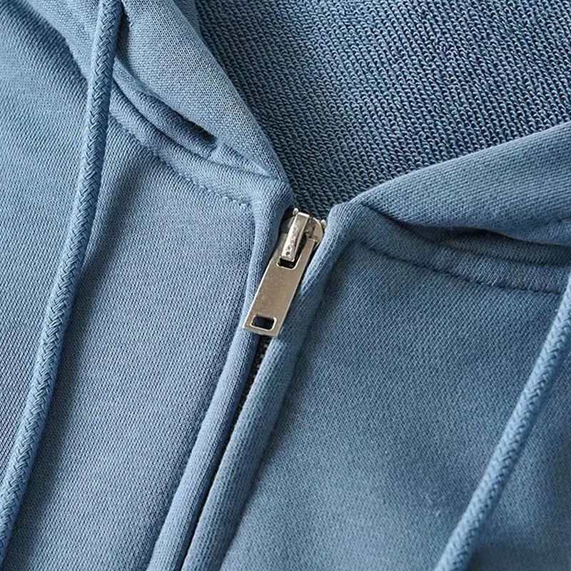 

Autumn y2k Womens Hoodies Casual Zip Up Hoodie Long Sleeve Solid Color Loose Fit Sweatshirt With Pockets Warm Oversized Hoodie