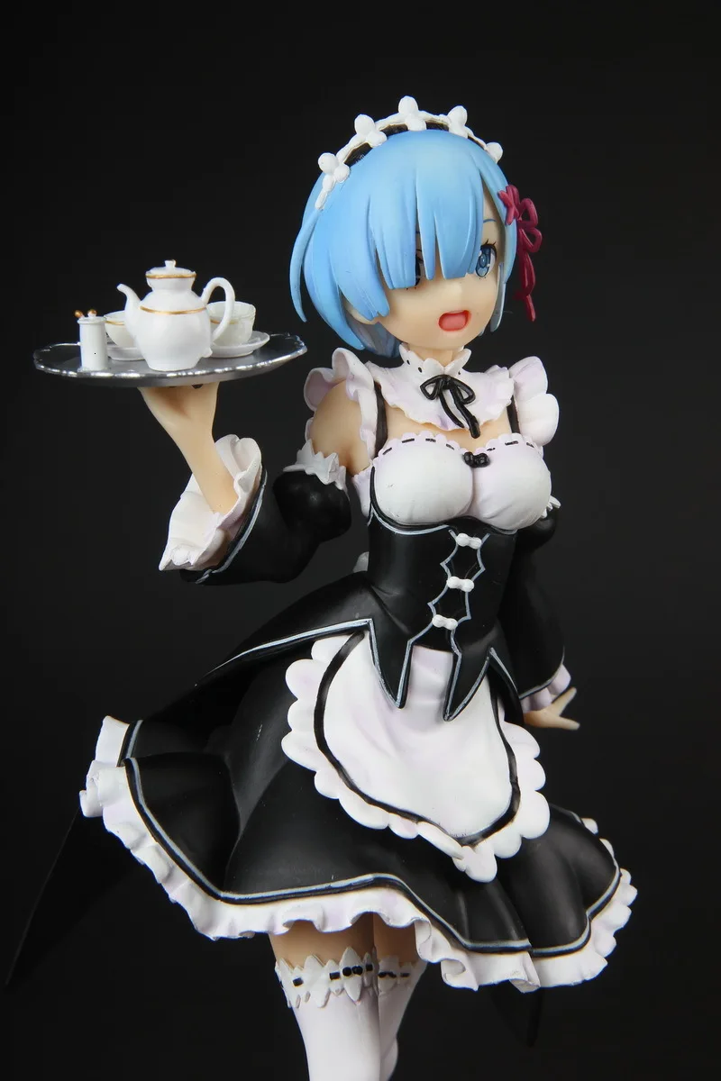 Re: Life другой мир от Zero re: zero Rem Ram кукла «горничная» Emilia Аниме Фигурка Фигурки Коллекция игрушки для детей Подарки