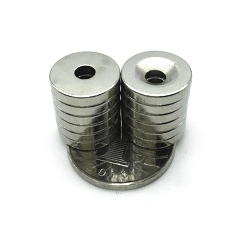 500/1000/1500 шт. Неодимовый 20x3-5mm сильные магниты чашки диск потайной 20x3 мм отверстие 5