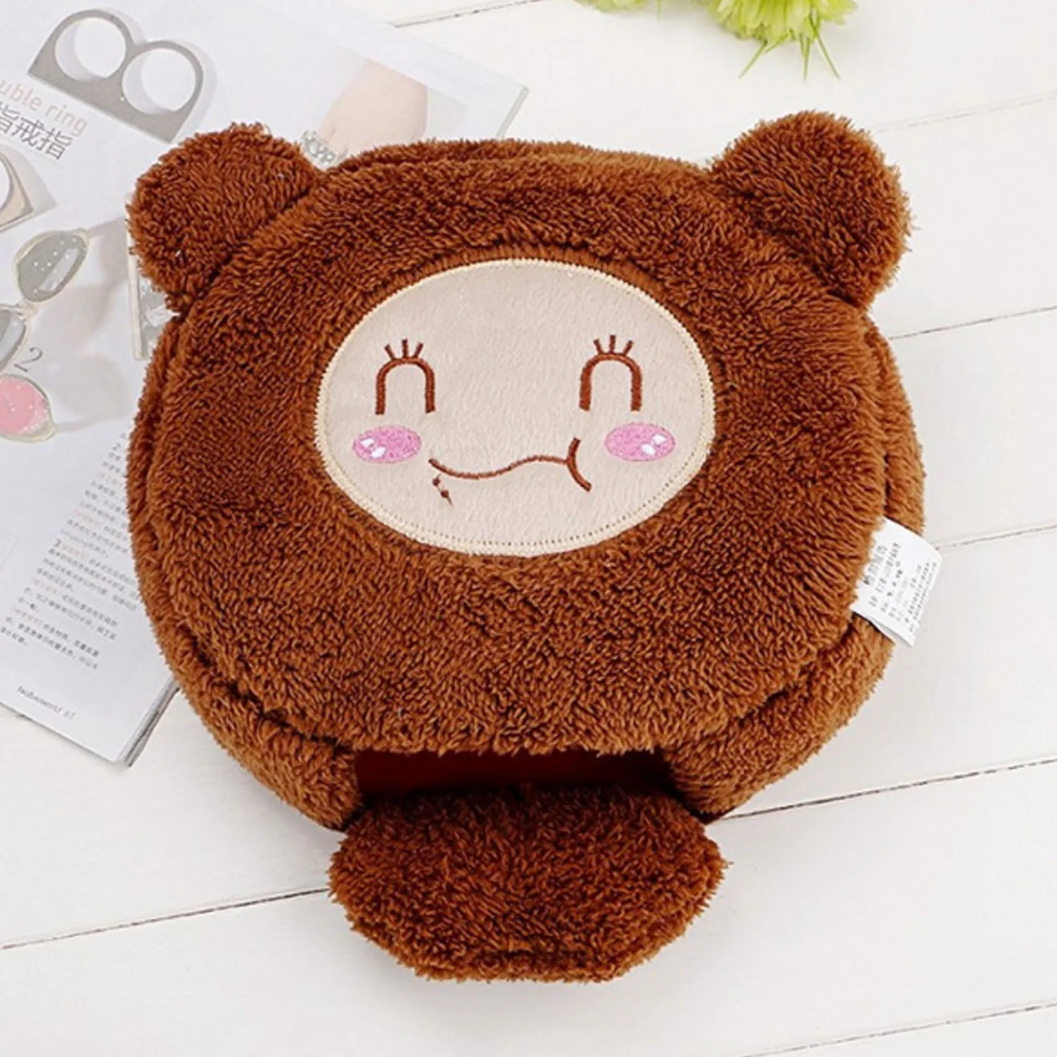 Зимний милый коврик для мыши из мультфильма мягкого плюша USB игр с подогревом