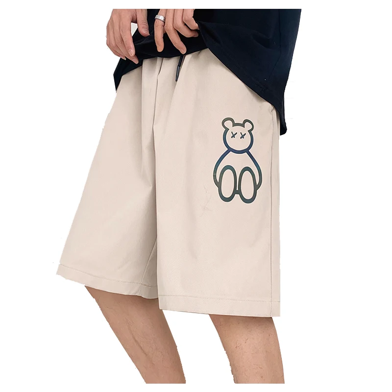 

Summer Bear Graffiti Printing Fashion Casual Men's Sports Shorts Street Wear Fashion Men's Pants Basketball Sports Shorts