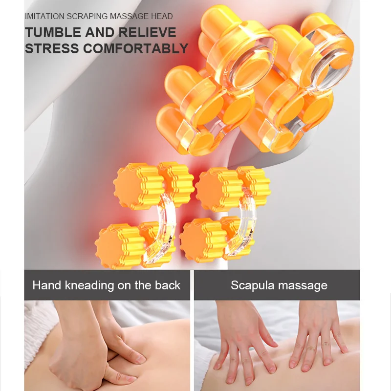 2021 обновленный массажер для спины массаж шеи шиацу подушка электрическая