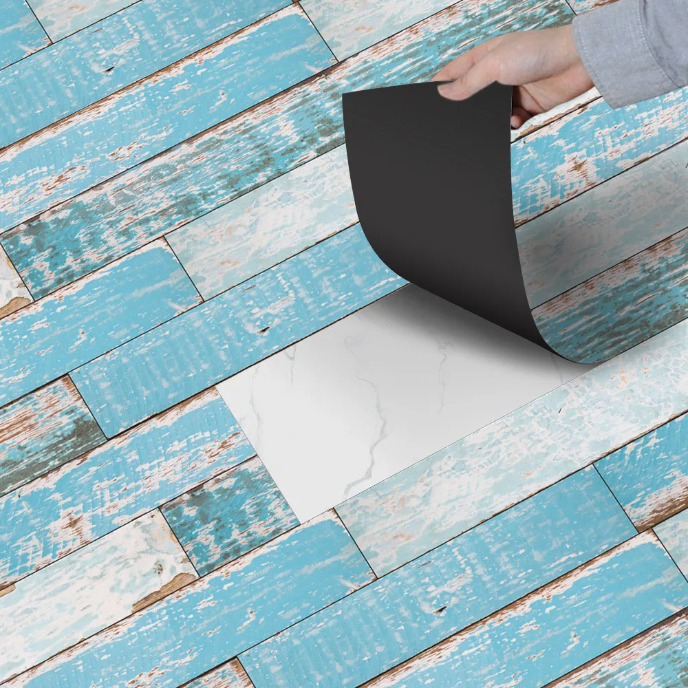 Самоклеящаяся напольная плитка 20x500 см художественные обои настенные Стикеры