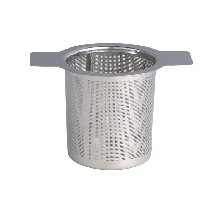 

Lid Tea and Coffee Filters Fine Mesh Tea Strainer Reusable 304 Stainless Steel Tea Infusers Basket