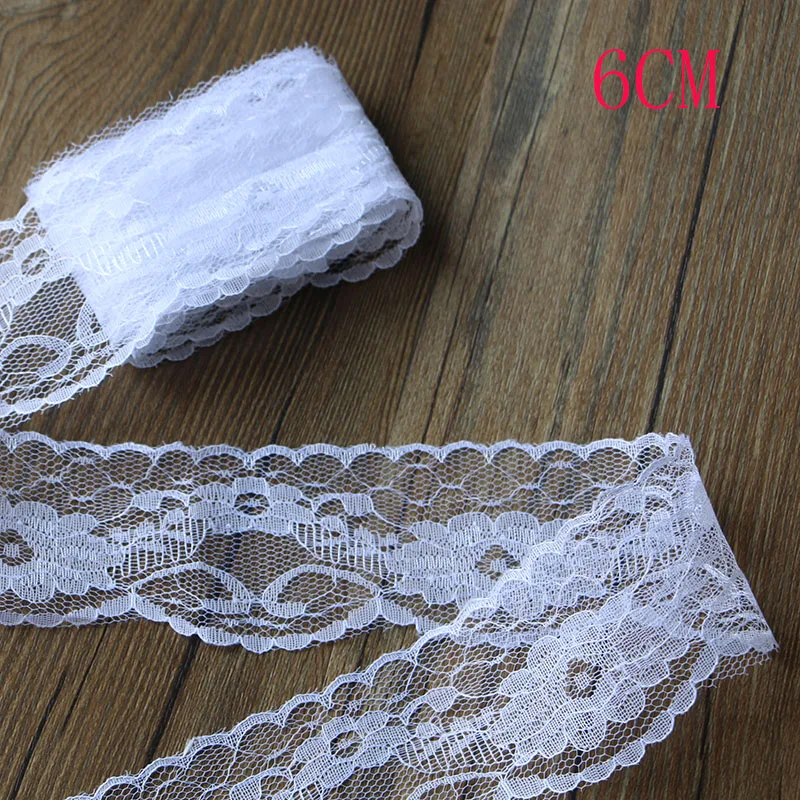 10 ярдов высокое качество 6 2 см ширина белое кружево вышивка декоративный