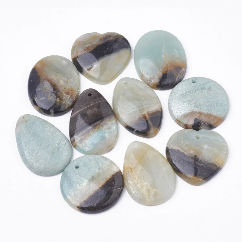 Подвески из натурального Лабрадорита окрашенные модные подвески украшения