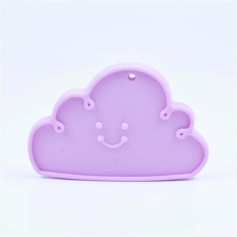 Pale Pink 1 шт. силиконовый тучок детский жевательный Прорезыватель облако подвесной Прорезыватель для зубов безопасный, не содержит бфа и натуральные слингобусы игрушки Прорезыватель - Цвет: Pale Pink