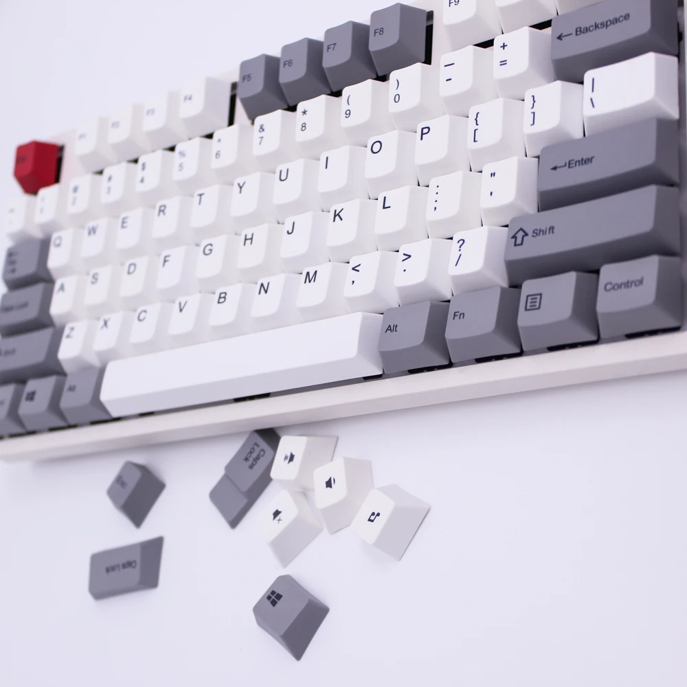 MP Вишневый профиль английская версия сублимация краски толщина 87/112 клавиши PBT