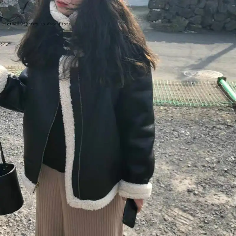 Женская модная верхняя одежда на молнии с длинным рукавом теплое пальто осень и