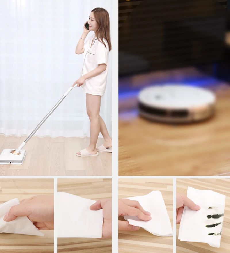 Xiaomi Mijia SWDK V6 портативная электрическая швабра, Беспроводная электрическая щетка для мытья окон пола, мокрая метла, пылесос, машина для hom