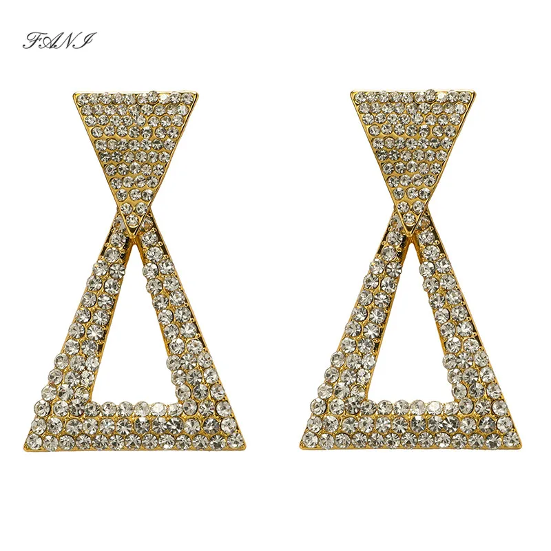 

Fani Wholesale Fashion 2019 Long Drop Dangle Earrings For Women Wedding High Quality Brand Dubai Gold Drop Dangle Earrings