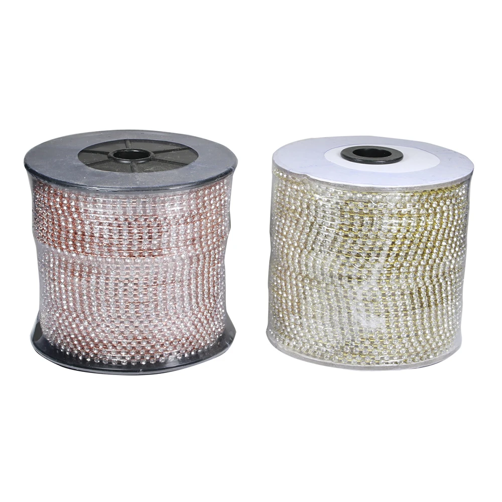 Искусственная отделка 20 м пришивные стразы с плоским основанием стеклянные на