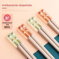 japanese style sakura mildew proof chopsticks 24cm alloy amber aigh temperature resistant sushi food household chopsticks