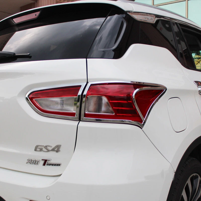 Для GAC Trumpchi GS4 2015 2016 2017 2018 ABS Хромированная Автомобильная Передняя Задняя фара
