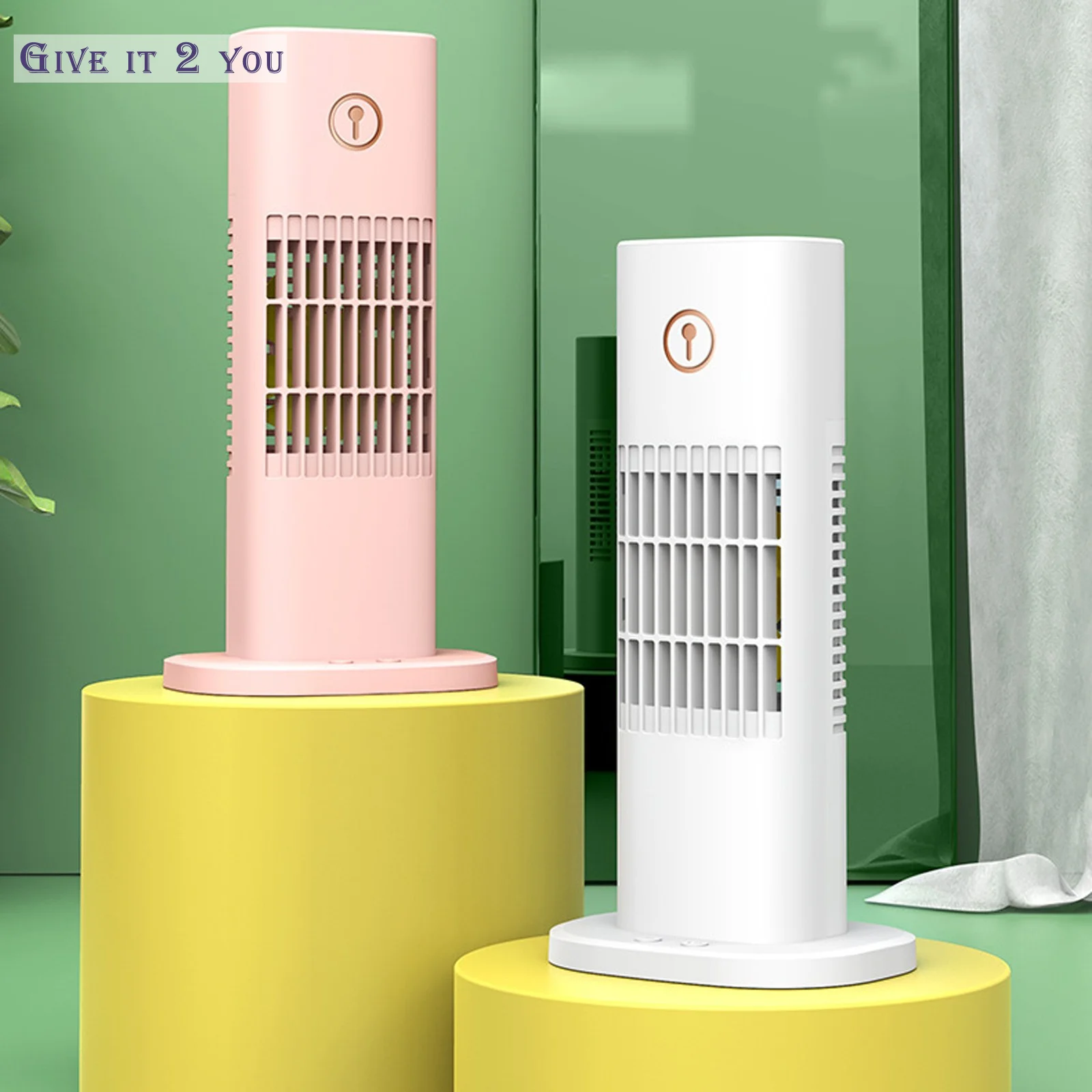 

New Desktop Vertical Air Cooler Water Cooling Fan Humidifier Air Cooling Sprayer Fan USB Charging Office Air Conditioning Fan #4