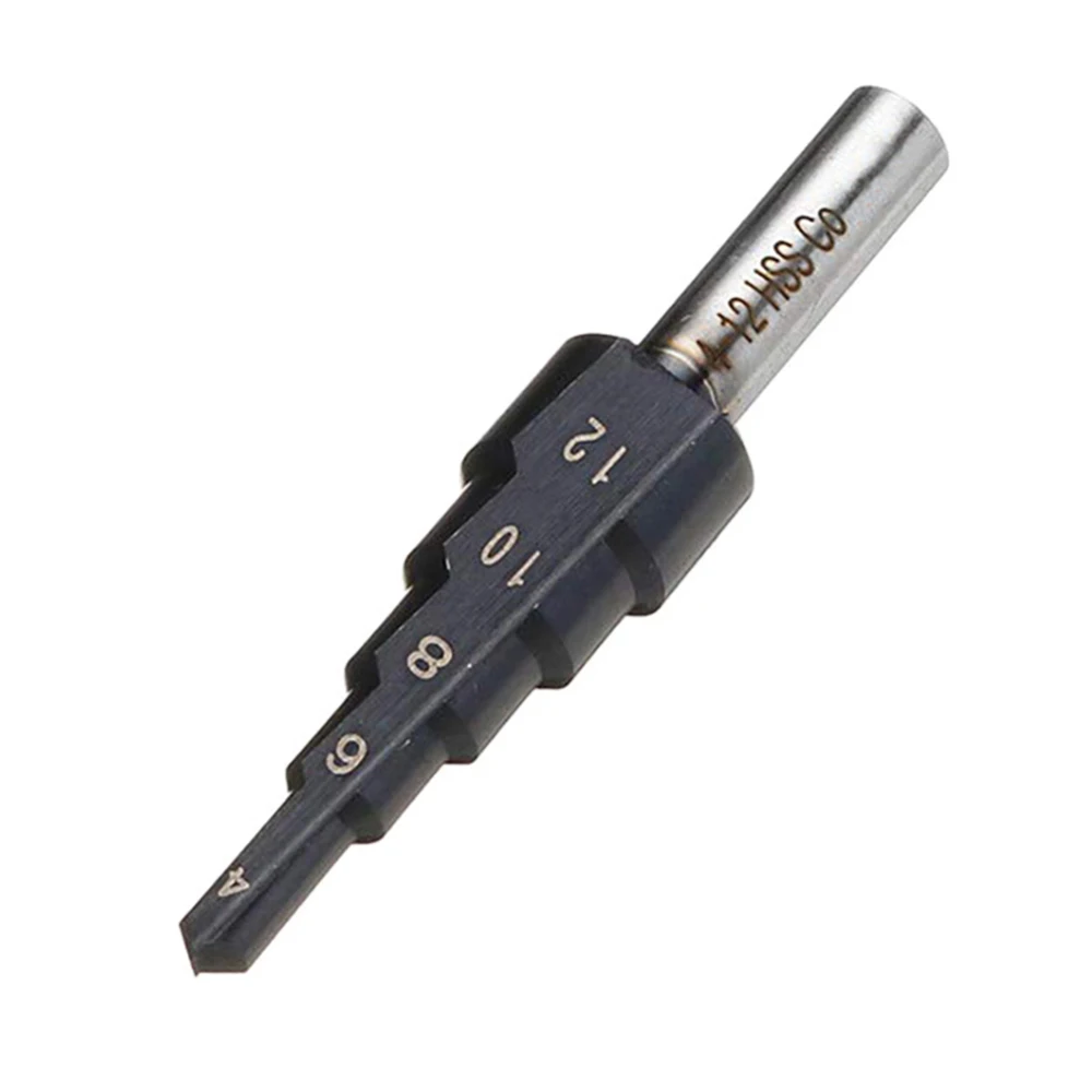 Набор ступенчатых сверл M35 из быстрорежущей стали конические 4 - 12 / 20 32 мм