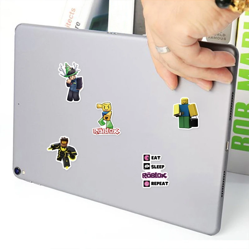 

100 Pcs Game Roblox Graffiti Waterproof Skateboard Travel Suitcase Phone Laptop Luggage Stickers Cute Kids Girl Toys