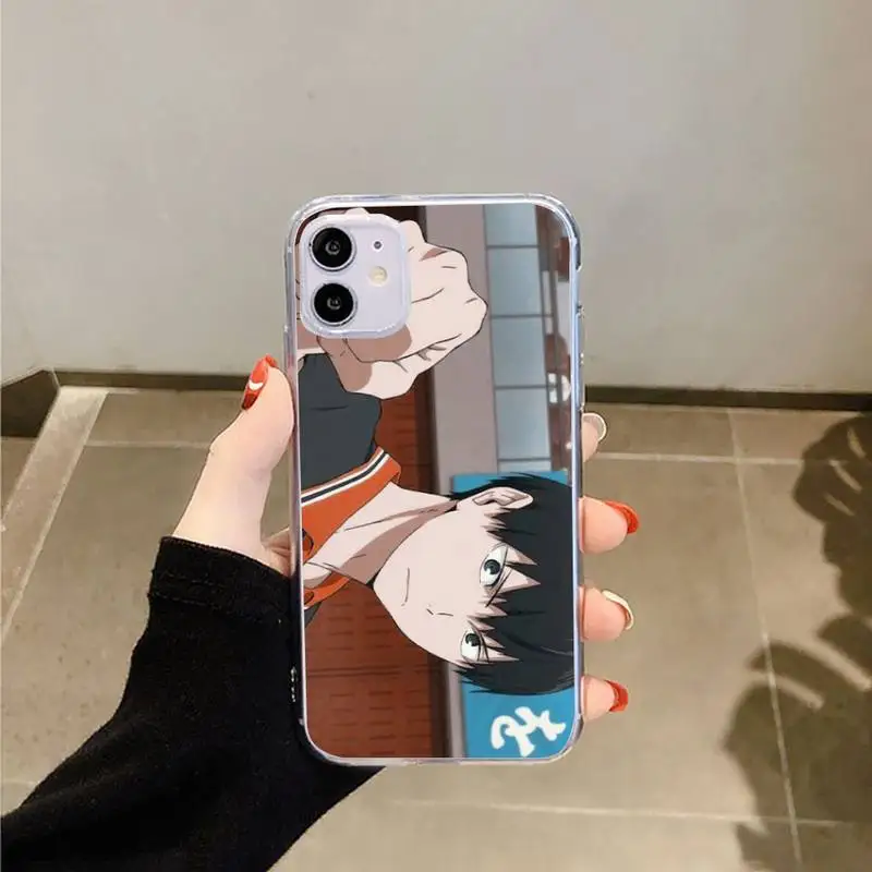 

Haikyuu Anime comic Volleyball Phone Case Transparent for iPhone 6 7 8 11 12 s mini pro X XS XR MAX Plus