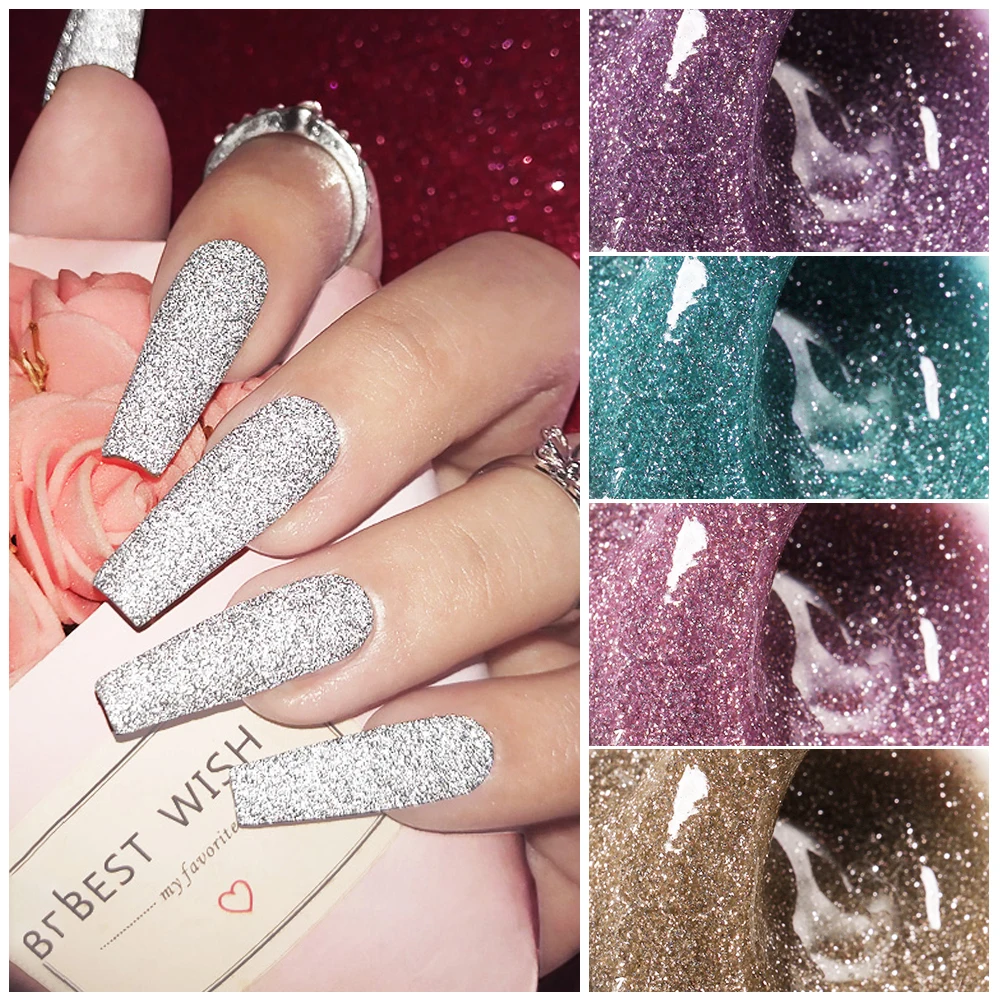 

SUPWEE 15ML Poly Nails Gel For Finger Extensions Nail Glitter Sequins Acrylic Building Gel Varnish Hybrid UV Gel Nail Polish