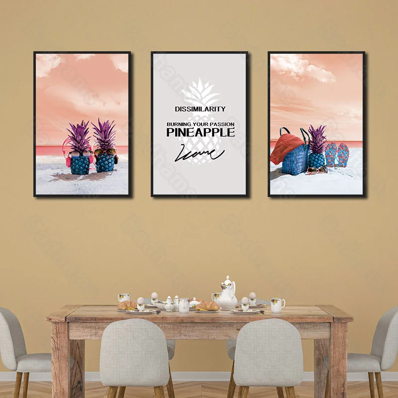 

Modern Decoration Home Sunset Beach Painting Sofa Background Wall Bedroom Dining Hall Corridor Porch Hanging Painting