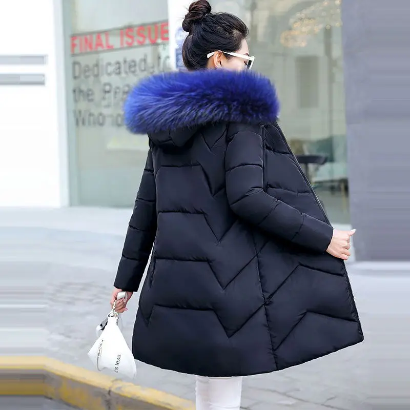 Big Fur Winter down Parka cotton jacket 2019 Winter Jacket Women thick Snow Wear Winter Coat Lady Clothing Female Jacket Parkas