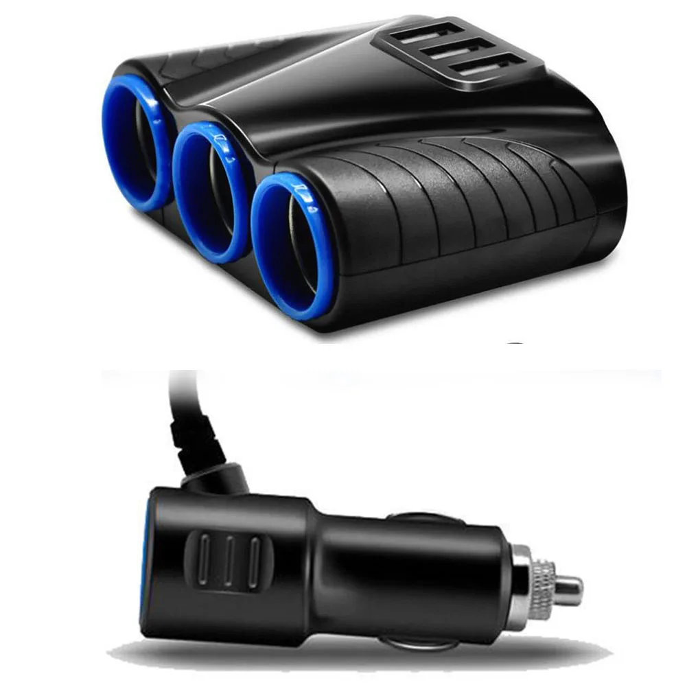 Многофункциональный 3 Way ThreeB 12V розетка для автомобильного прикуривателя