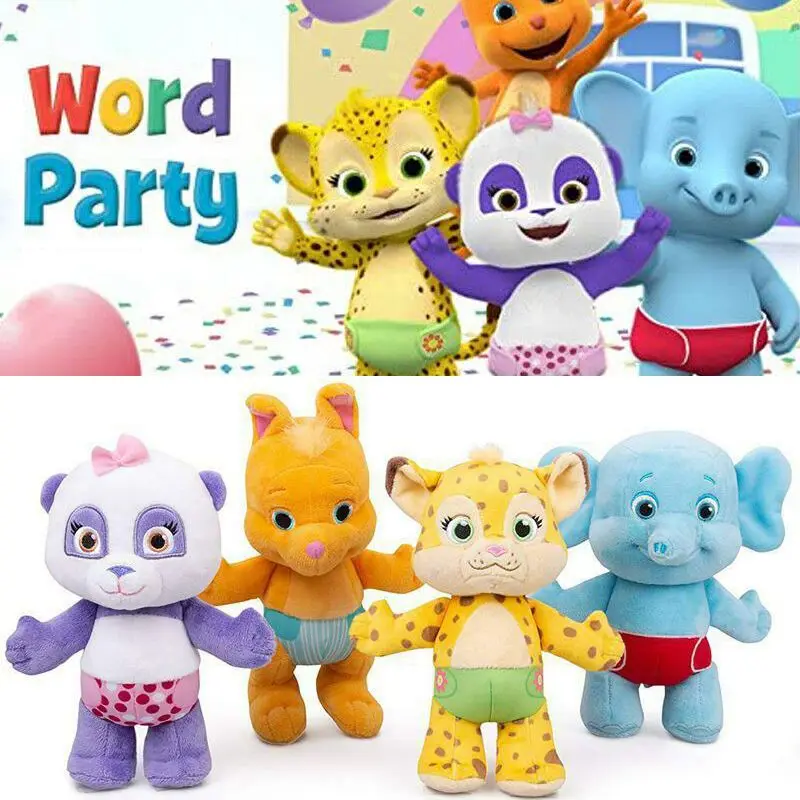 Peluches de Lulu para ni&ntilde;os, juguete de felpa de 4/5 uds., Kip Tilly, Anime, Plushie, Panda, elefante, animales de peluche, juguetes para ni&ntilde;os, regalos de cumplea&ntilde;os-3