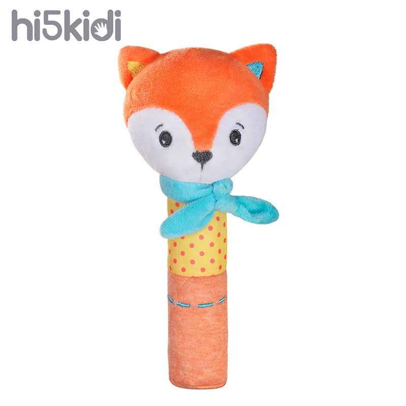 

HI5KIDI, плюшевые игрушки, кукла для новорожденных, Детская кукла из чистого хлопка, мультяшная лиса, плюшевые игрушки для детей, подарок на ден...
